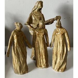 Women of the Way Burden Signed 2005 In Their Midst & Praise Him 4 Figurines